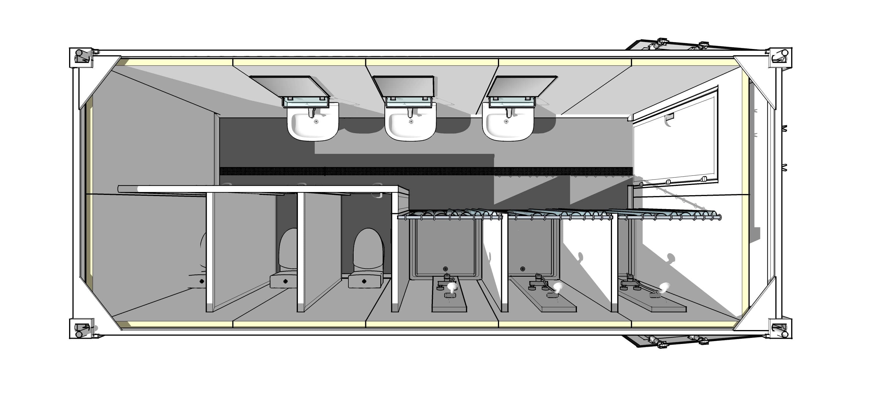 Classic layout SK-ablution